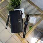 Портмоне-клатч + годинник 🎁